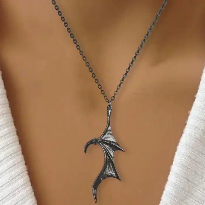 Collier pendentif couple aile 3