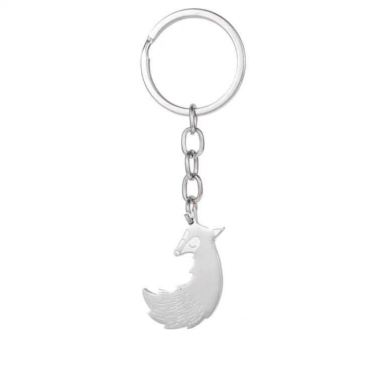 Porte clé couple de renard 5