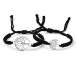 Bracelet couple arbre de vie 8