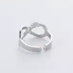 Bague de couple infini prénom 3