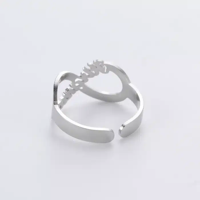 Bague de couple infini prénom 3