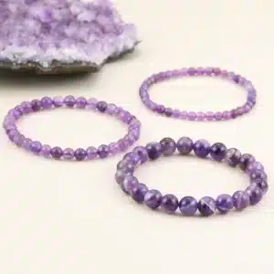 Améthyste Bracelet couple 3