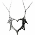 Collier pendentif couple aile 5