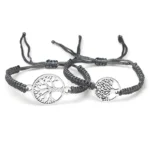 Bracelet couple arbre de vie 9
