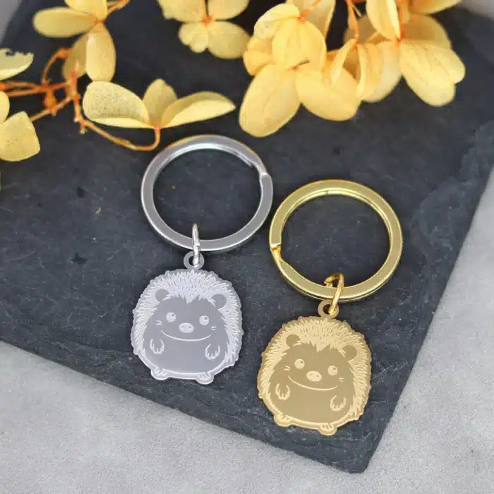 Porte clé couple herisson 3
