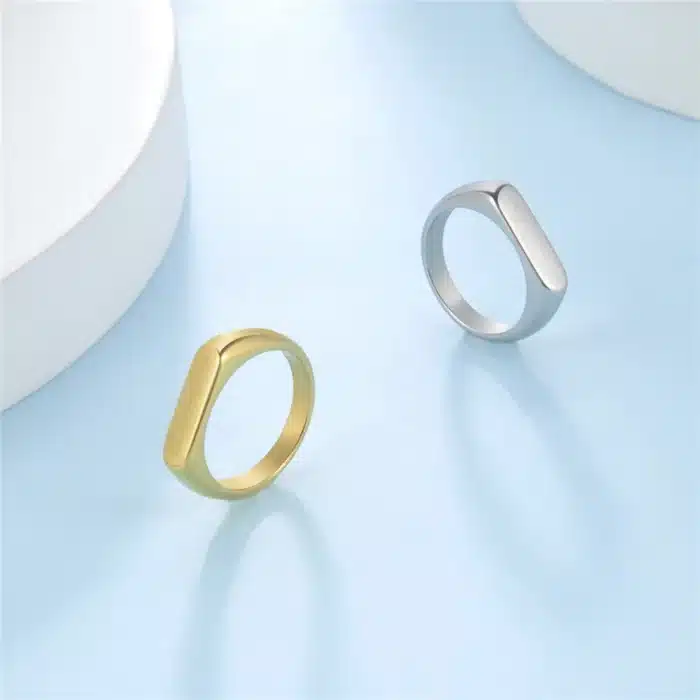 Bague a graver couple 8