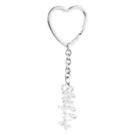 Porte clé couple personnalisé prénom 6