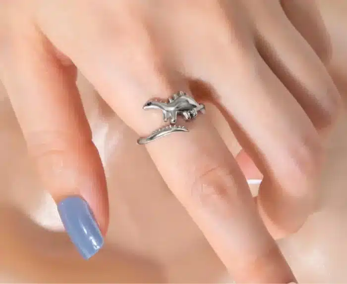 Bague dinosaure couple 11