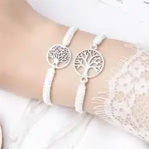 Bracelet couple arbre de vie 1
