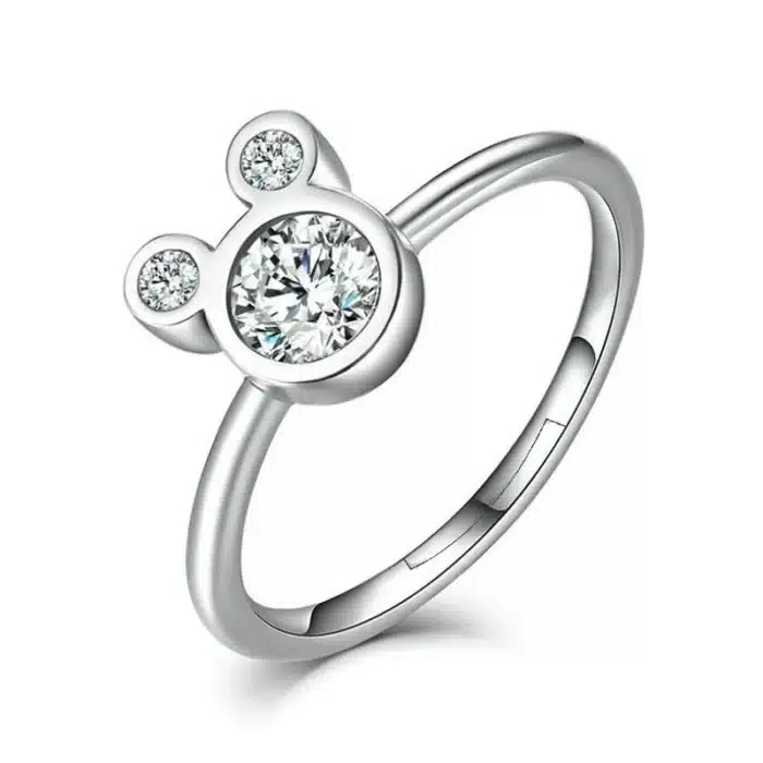 Bague couple Mickey et Minnie 57