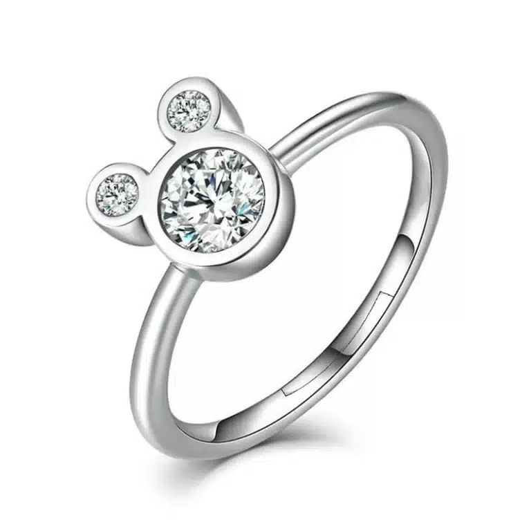 Bague couple Mickey et Minnie 57