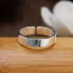 Bague couple style japonais 3