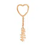 Porte clé couple personnalisé prénom 5