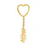 Porte clé couple personnalisé prénom 4