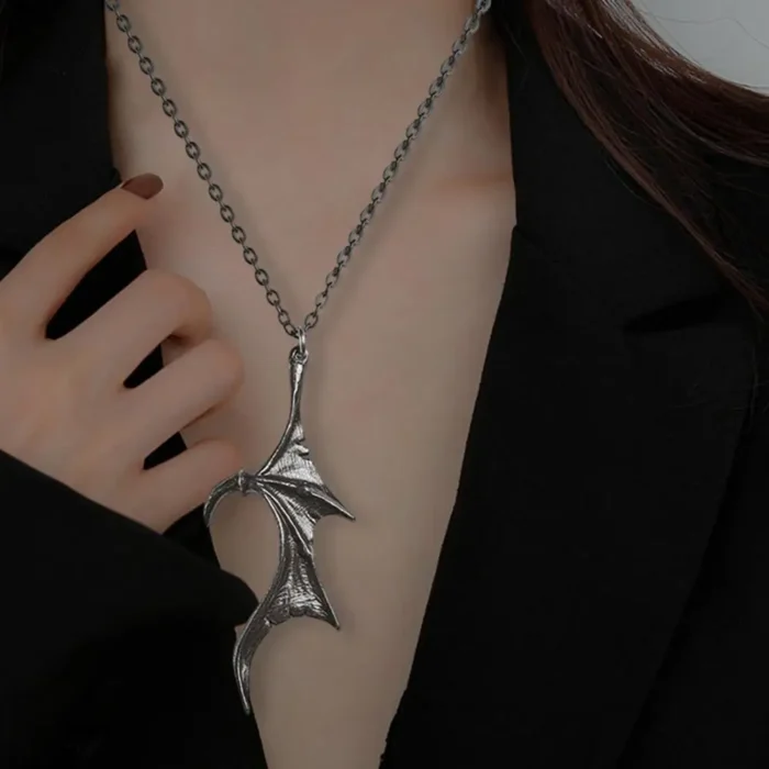 Collier pendentif couple aile 4