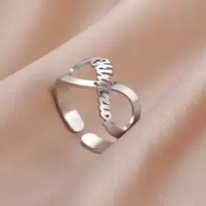 Bague de couple infini prénom 1