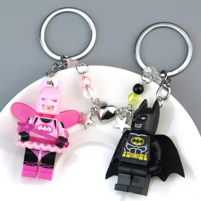 Porte clé couple Batman 2