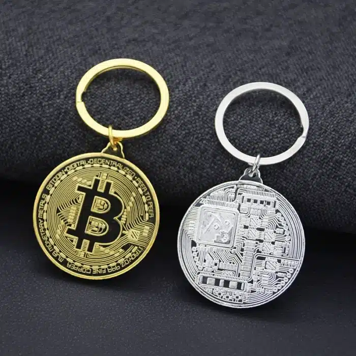 Porte clé couple pièce de monnaie 3