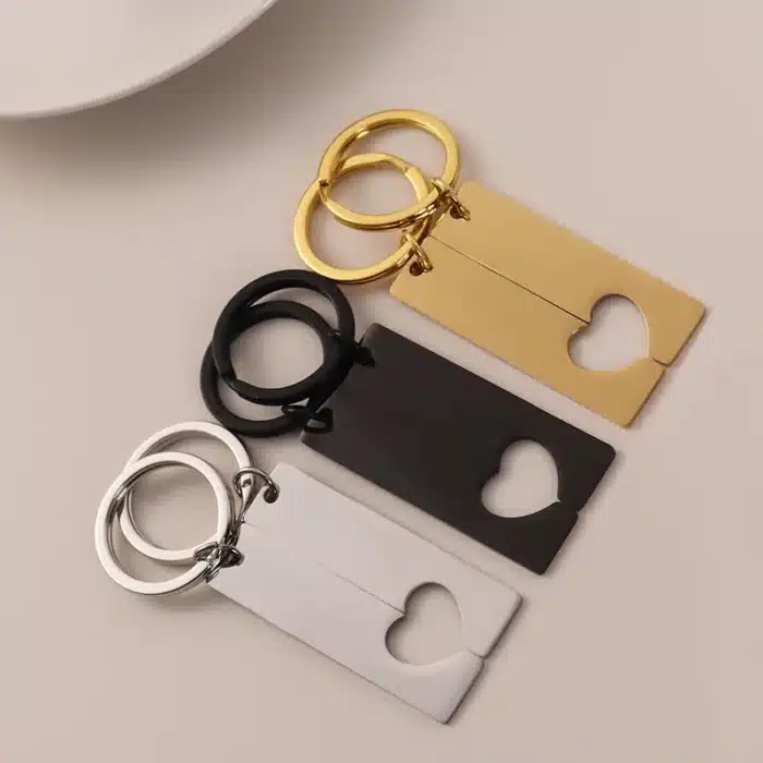 Porte clé couple personnalisable 1