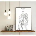 Photo couple dessin cadre photo 5