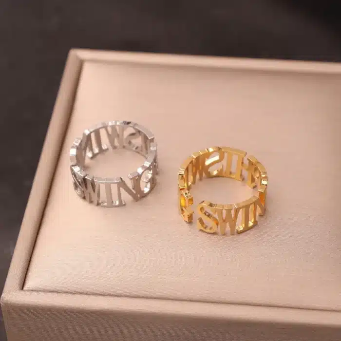 Bague avec prenom couple 3