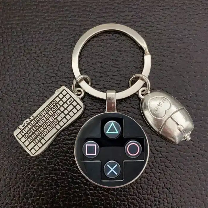 Porte clé couple geek 18
