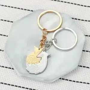 Porte clé couple de renard 7