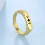 Bague a graver couple 7