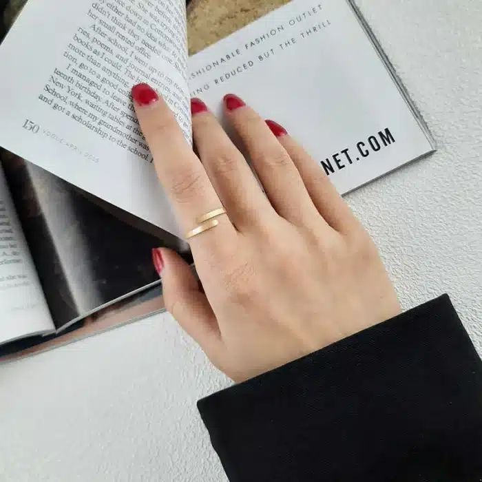 Bague promesse personnalisée 8