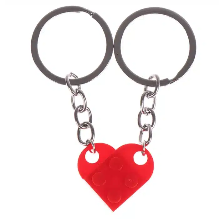 Porte clés couple lego 10