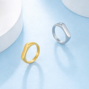 Bague a graver couple