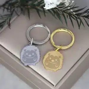 Porte clé couple herisson 2