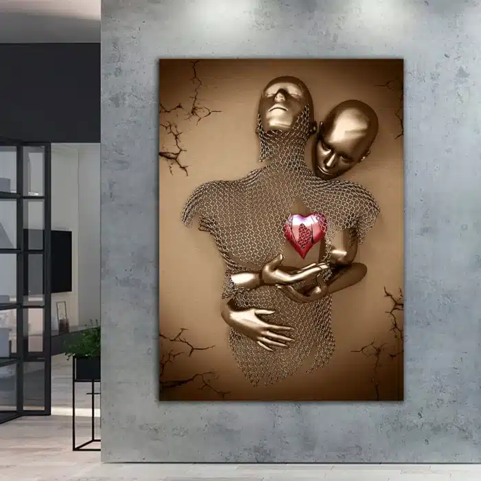 Tableau décoration chambre romantique 1