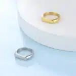 Bague a graver couple 9