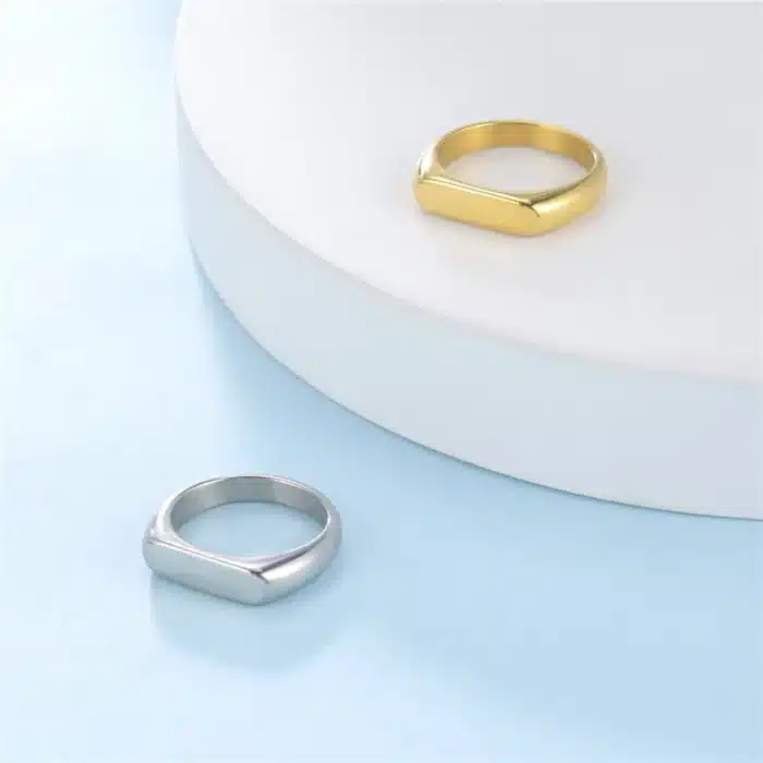 Bague a graver couple 9