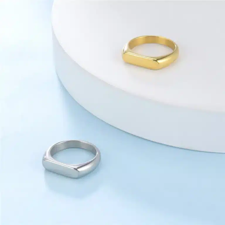 Bague a graver couple 9