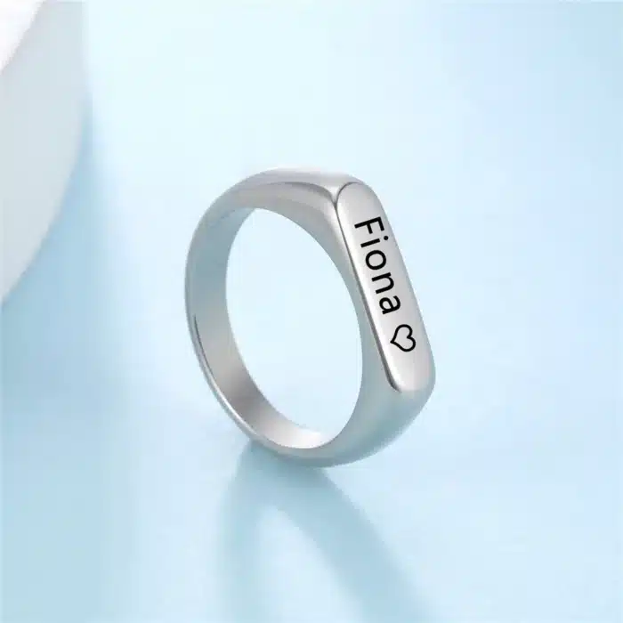 Bague a graver couple 6