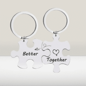 Porte clé couple tetris