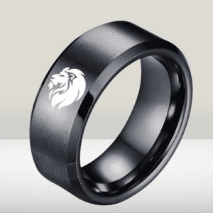 Bague couple lion