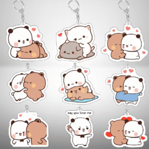 Porte clé couple kawaii