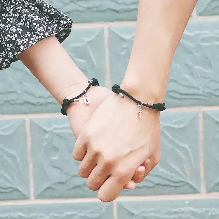 Bracelet couple clef 2