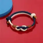 Bracelet cordon éternité couple 3