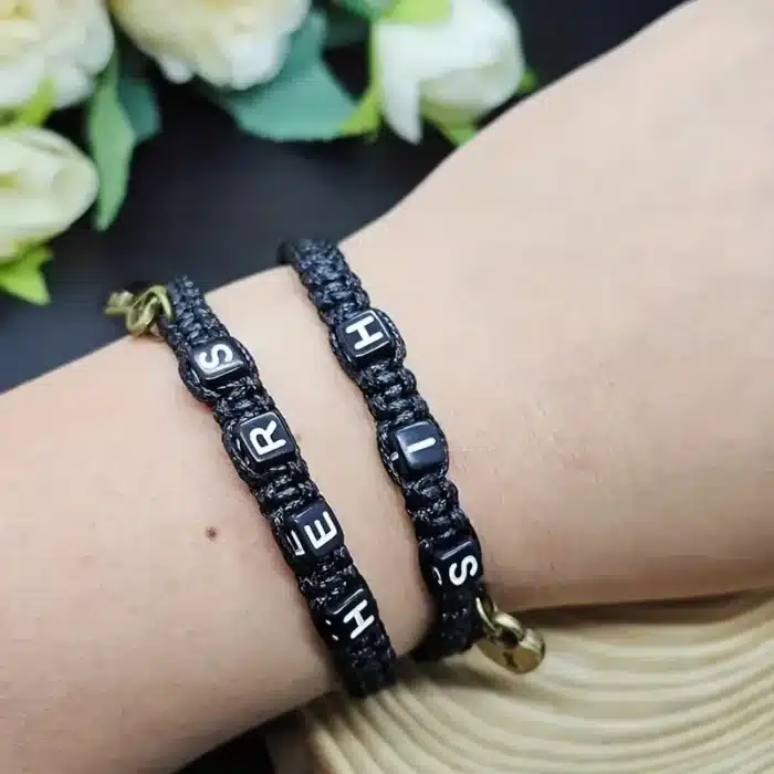 Bracelet cadenas et cle couple 2