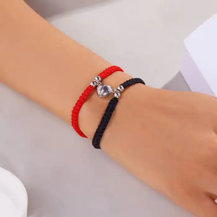 Bracelet coeur separable couple 2