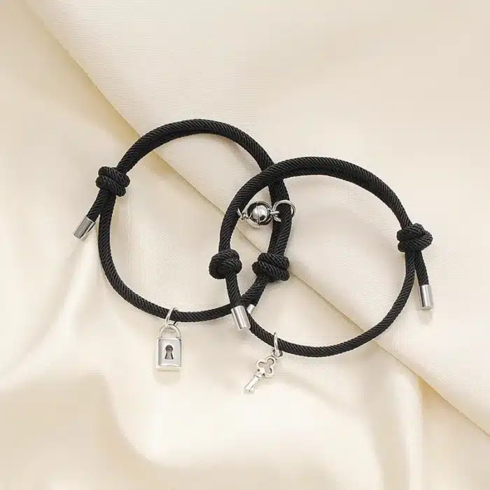 Bracelet couple clef 1
