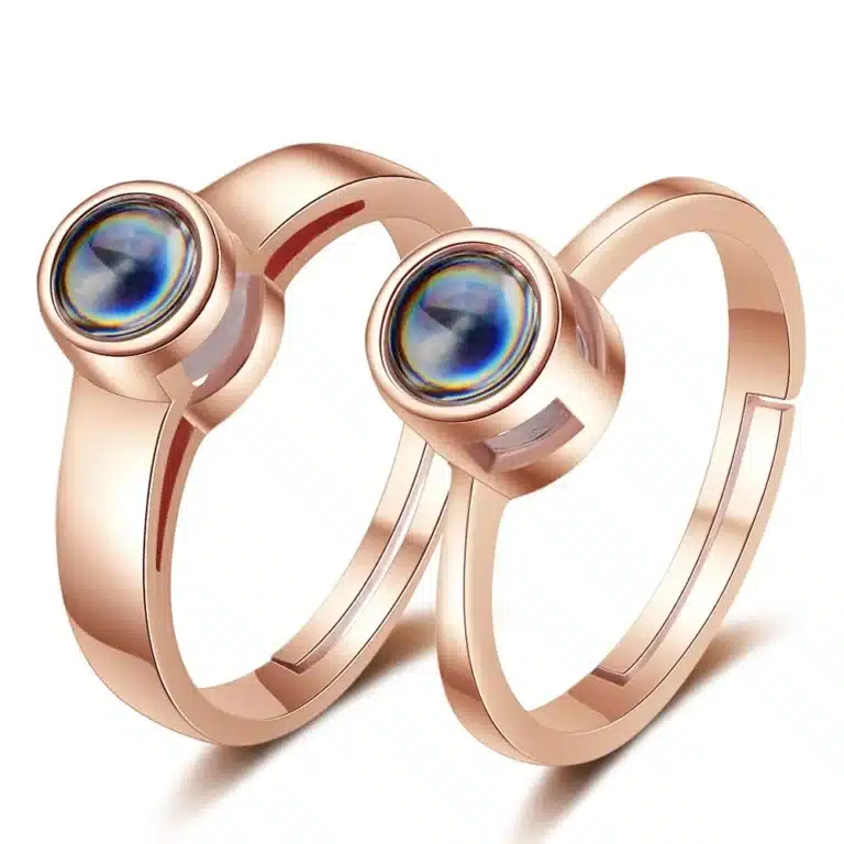 Bague couple photo projection 5