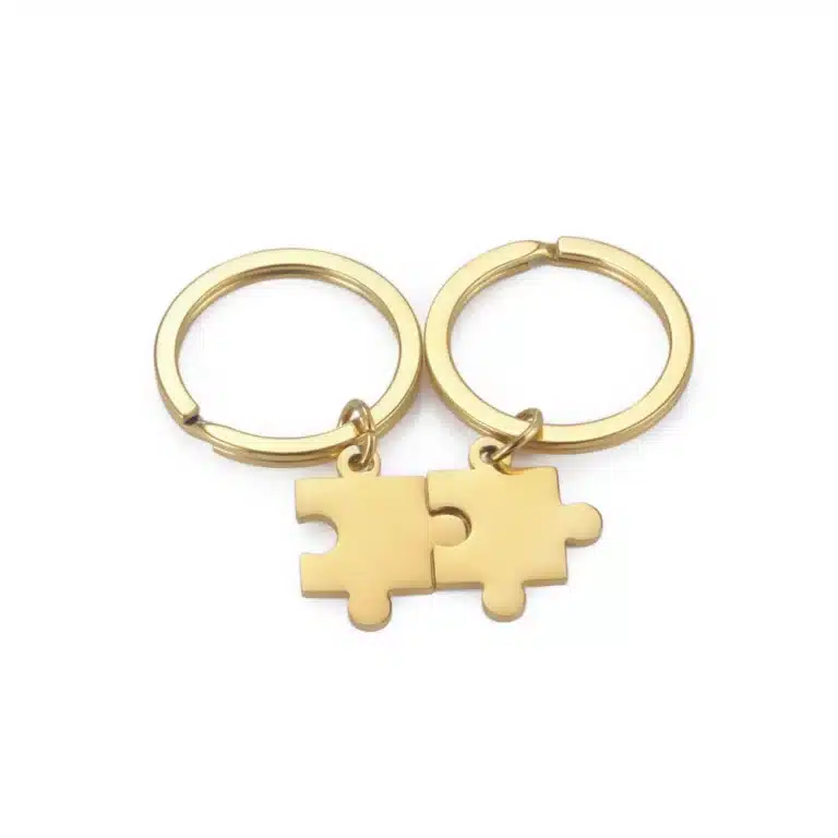 Porte clé couple puzzle 9