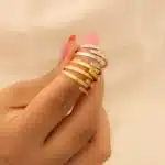 Bague couple personnalisée dates 4