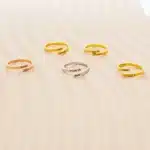 Bague couple personnalisée dates 3