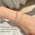 Bracelet acier couple 6